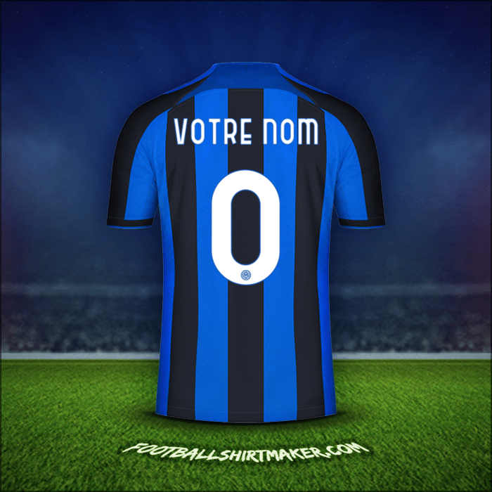 Maillot Inter Cup 2022/2023 -  votre nom - 0