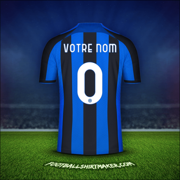 Maillot Inter Cup 2022/2023 -  votre nom - 0