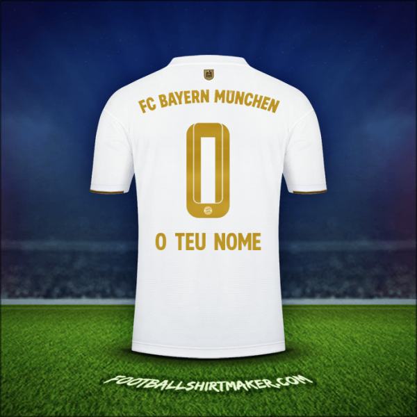 Camisola FC Bayern Munchen 2022/2023 Alternativa -  o teu nome - 0