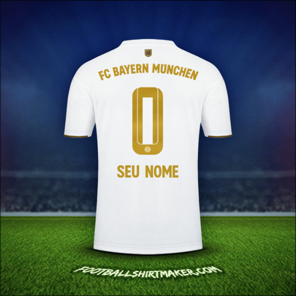 Camisa FC Bayern Munchen 2022/2023 Alternativa -  seu nome - 0