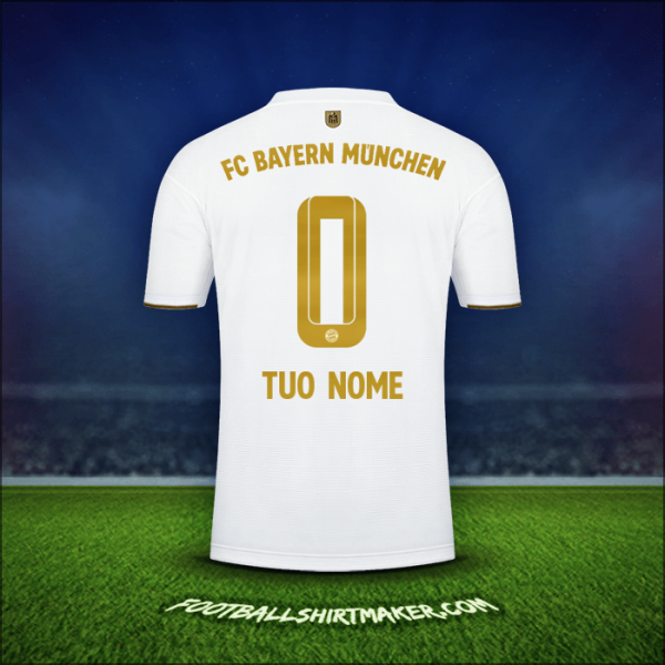 Maglia FC Bayern Munchen 2022/2023 Seconda -  tuo nome - 0