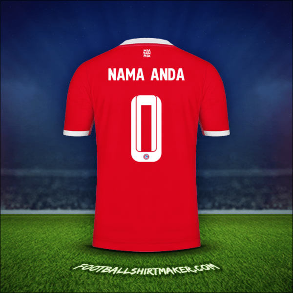 Jersey FC Bayern Munchen Cup 2022/2023 -  nama anda - 0