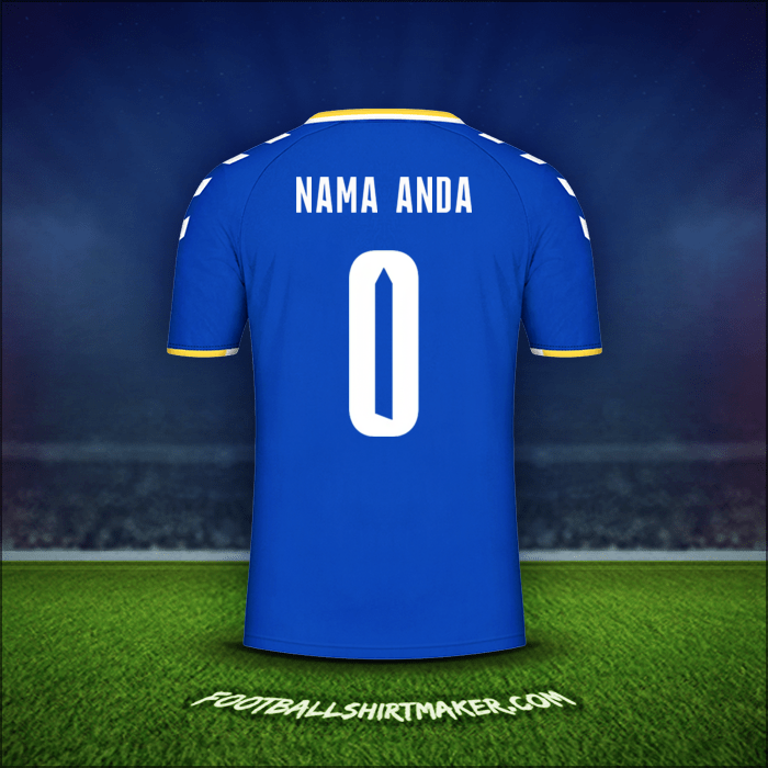 Jersey Everton FC Cup 2021/2022 -  nama anda - 0