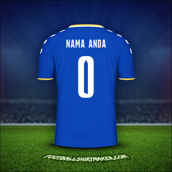 Jersey Everton FC Cup 2021/2022 -  nama anda - 0