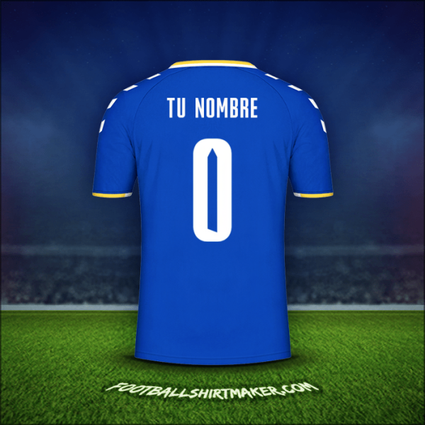 Jersey Everton FC Cup 2021/2022 -  tu nombre - 0