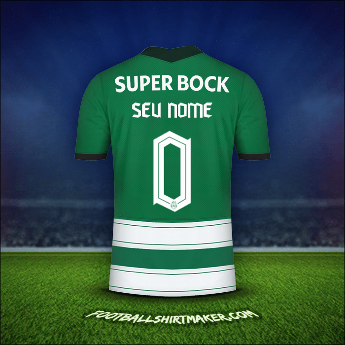 Camisa Sporting Clube Allianz Cup 2022/2023 -  seu nome - 0