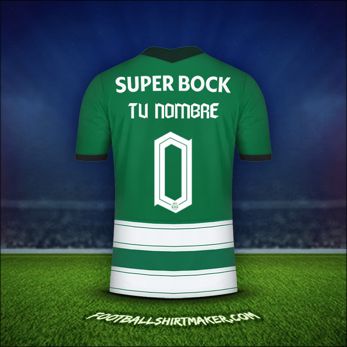 Camiseta Sporting Clube Allianz Cup 2022/2023 -  tu nombre - 0