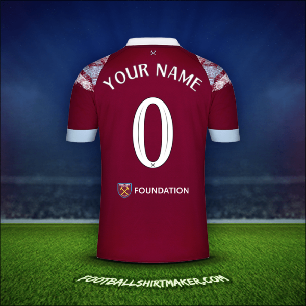 Shirt West Ham United FC Cup 2022/2023 -  your name - 0