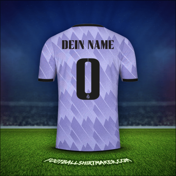 Trikot Real Madrid CF Cup 2022/2023 Auswärts -  dein name - 0