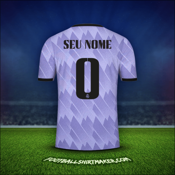 Camisa Real Madrid CF Cup 2022/2023 Alternativa -  seu nome - 0