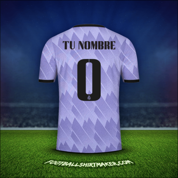 Camiseta Real Madrid CF Cup 2022/2023 Visita -  tu nombre - 0