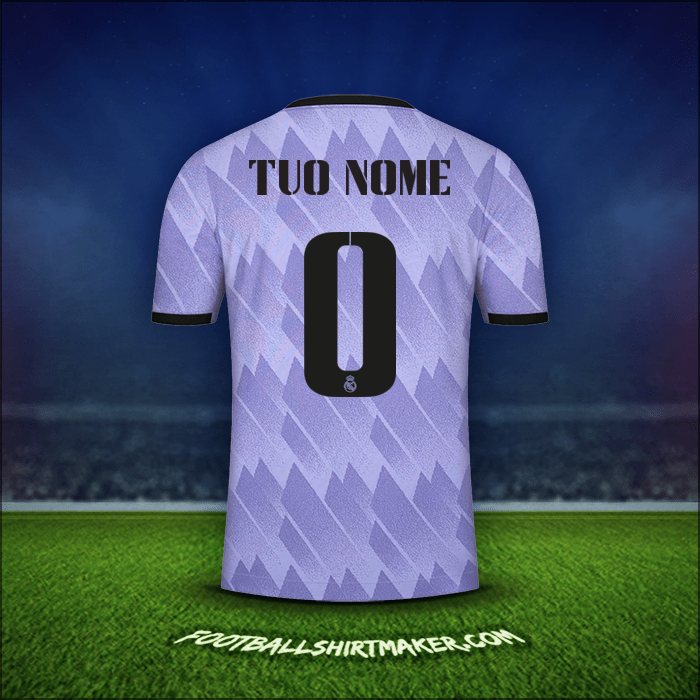 Maglia Real Madrid CF Cup 2022/2023 Seconda -  tuo nome - 0