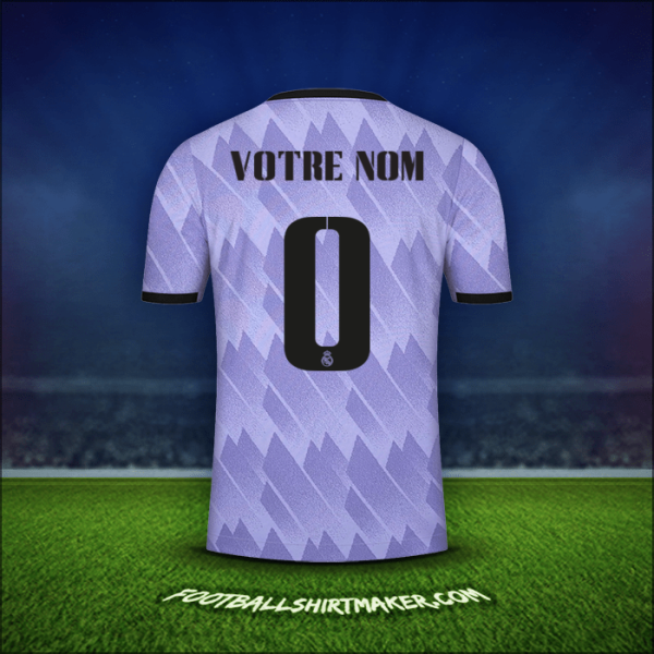 Maillot Real Madrid CF Cup 2022/2023 Extérieur -  votre nom - 0