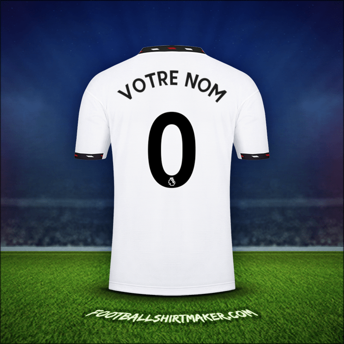 Maillot Manchester United 2022/2023 Extérieur -  votre nom - 0