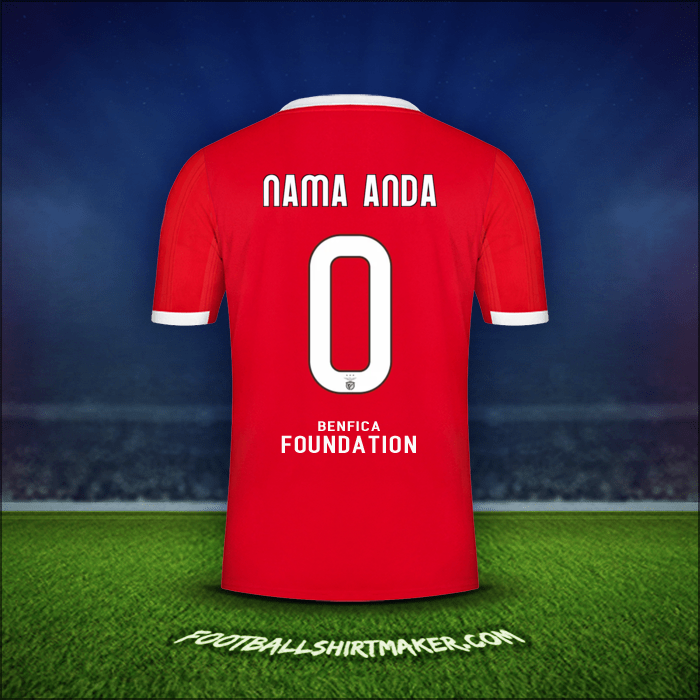 Jersey SL Benfica UCL 2022/2023 -  nama anda - 0