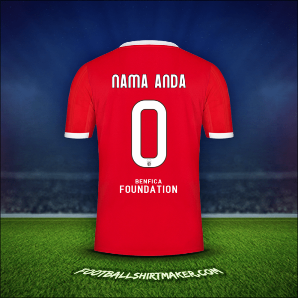Jersey SL Benfica UCL 2022/2023 -  nama anda - 0