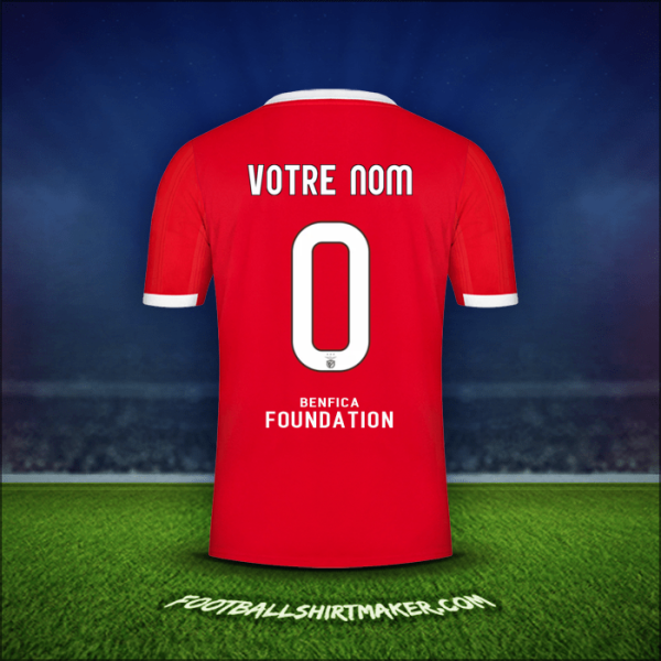 Maillot SL Benfica UCL 2022/2023 -  votre nom - 0