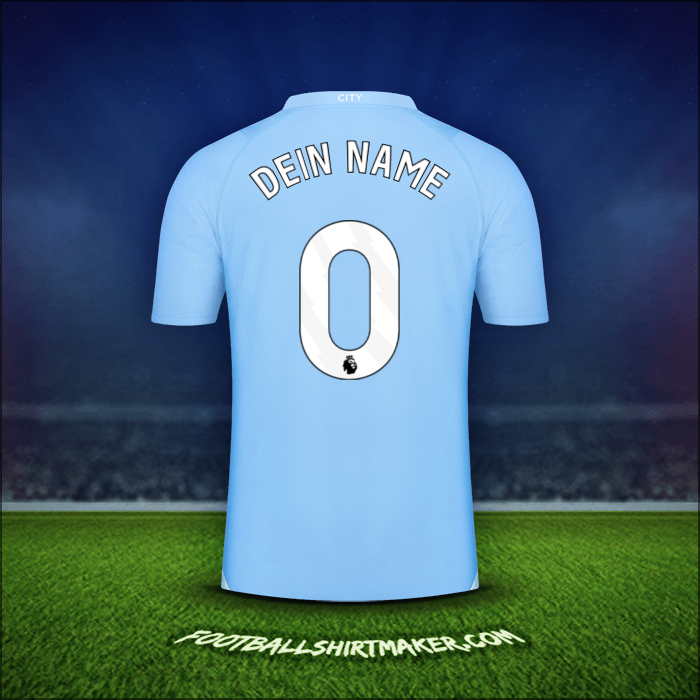 Trikot Manchester City 2023/2024 -  dein name - 0