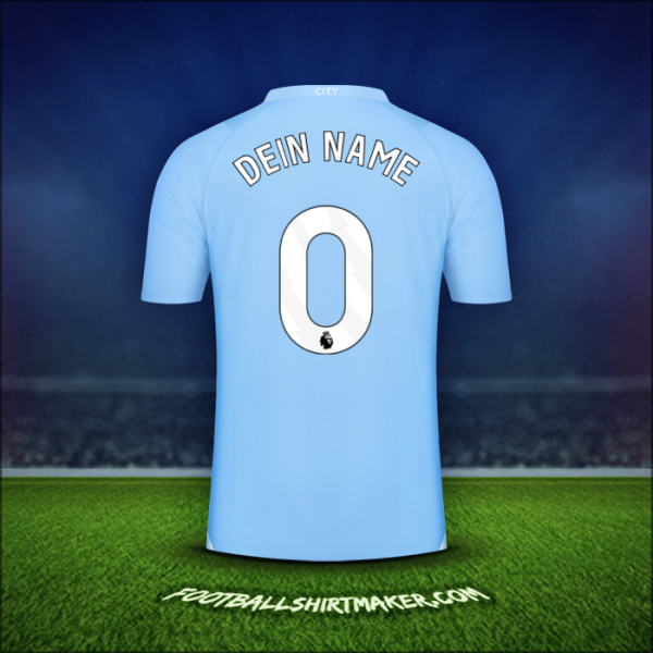 Trikot Manchester City 2023/2024 -  dein name - 0
