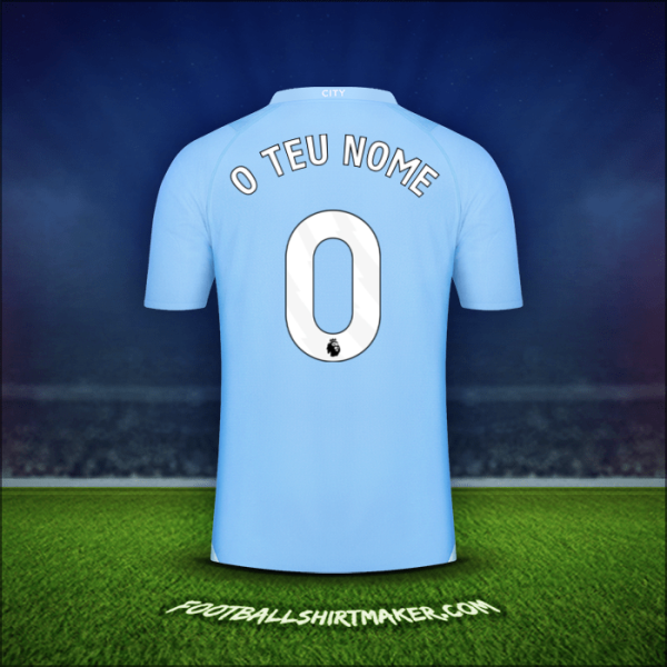 Camisola Manchester City 2023/2024 -  o teu nome - 0