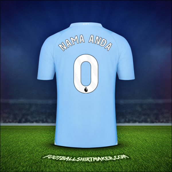 Jersey Manchester City 2023/2024 -  nama anda - 0