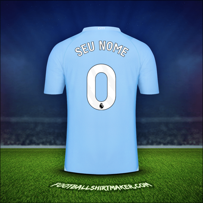 Camisa Manchester City 2023/2024 -  seu nome - 0