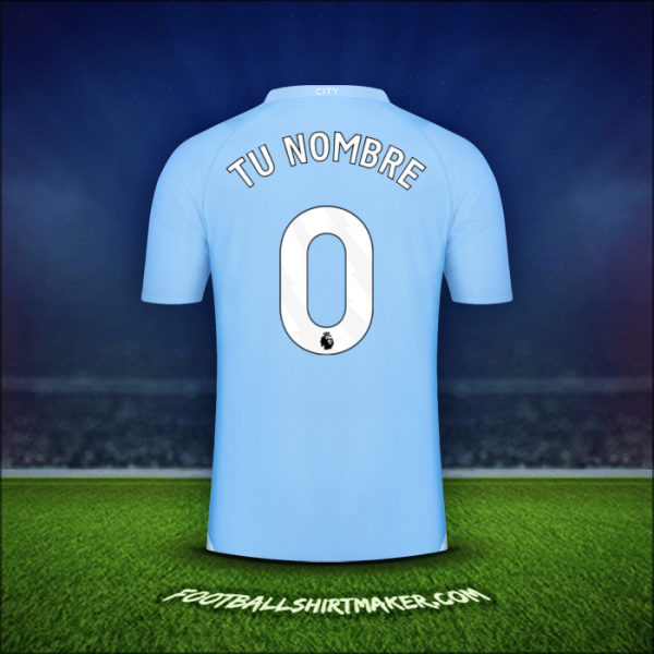Jersey Manchester City 2023/2024 -  tu nombre - 0
