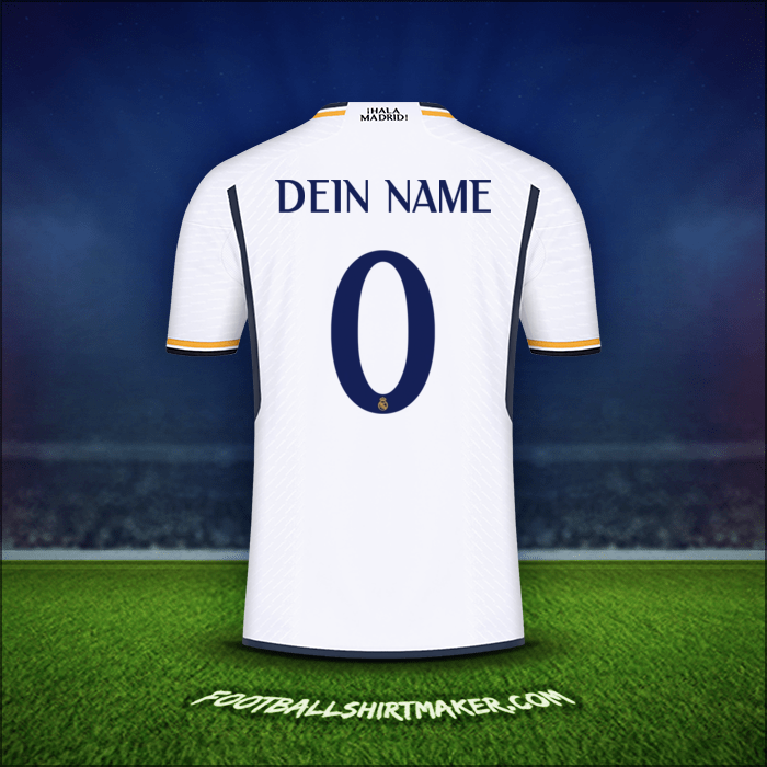 Trikot Real Madrid CF Cup 2023/2024 -  dein name - 0