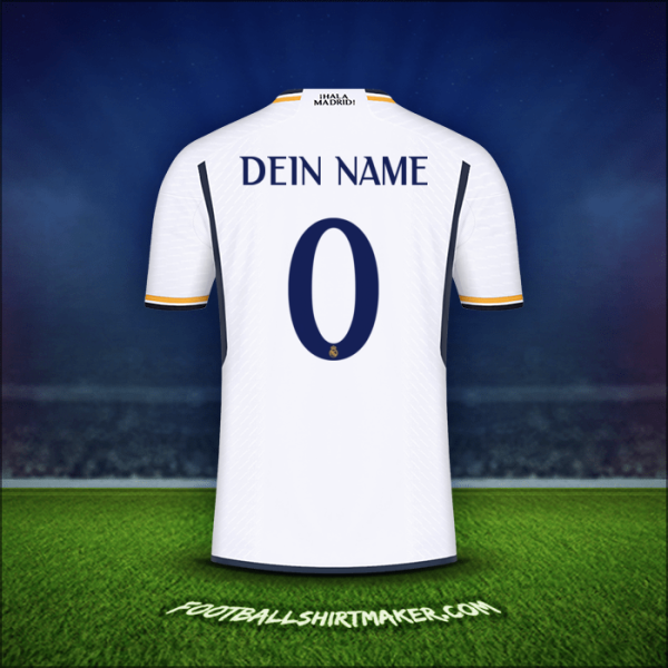 Trikot Real Madrid CF Cup 2023/2024 -  dein name - 0
