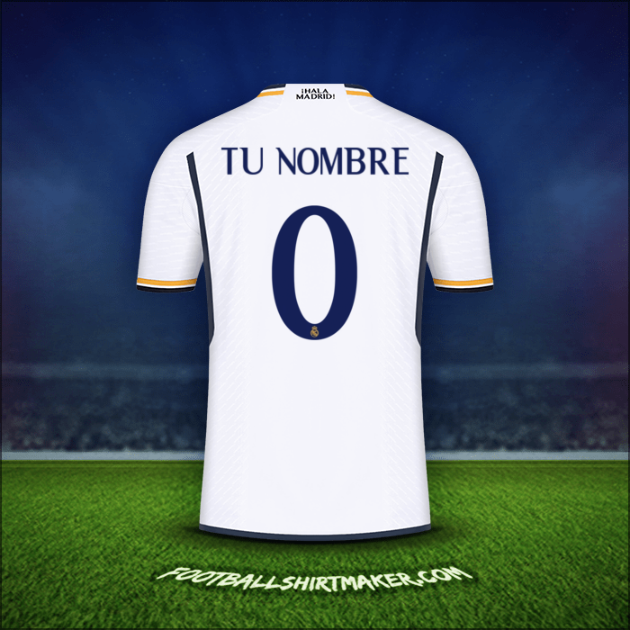 Camiseta Real Madrid CF Cup 2023/2024 -  tu nombre - 0