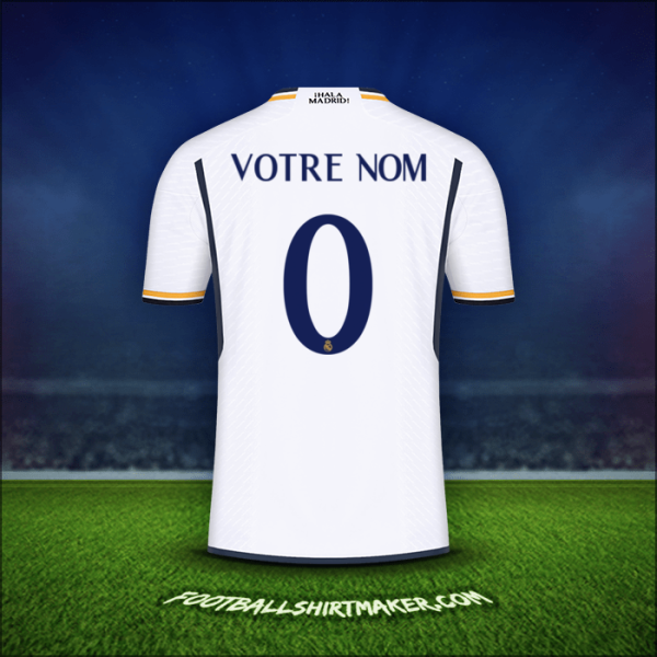 Maillot Real Madrid CF Cup 2023/2024 -  votre nom - 0