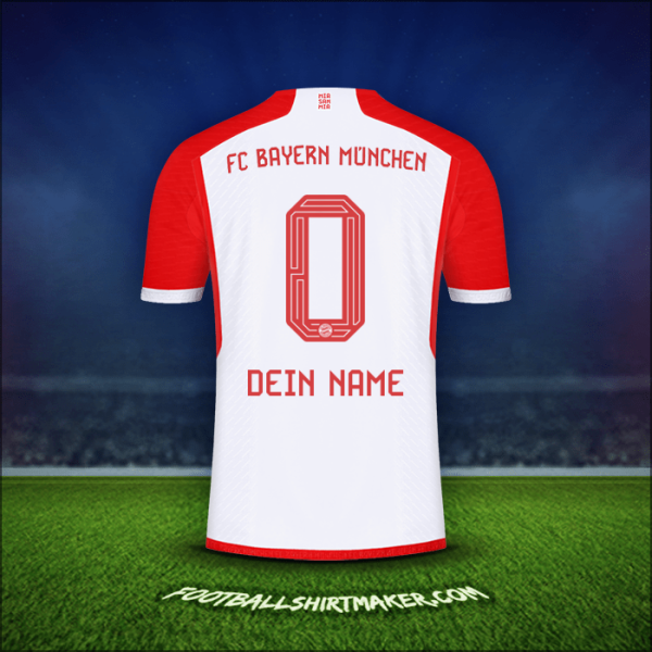 Trikot FC Bayern Munchen 2023/2024 -  dein name - 0