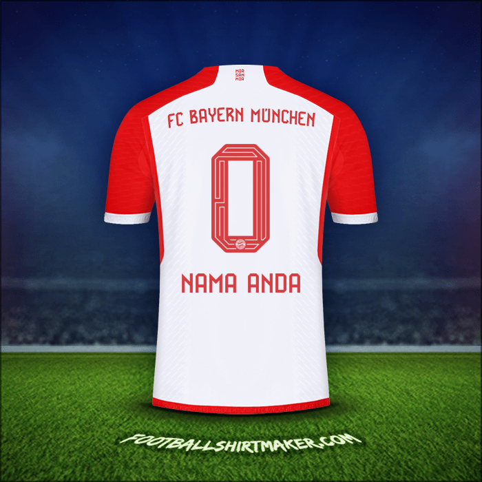 Jersey FC Bayern Munchen 2023/2024 -  nama anda - 0
