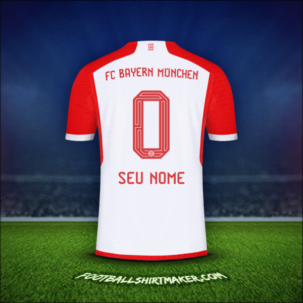 Camisa FC Bayern Munchen 2023/2024 -  seu nome - 0