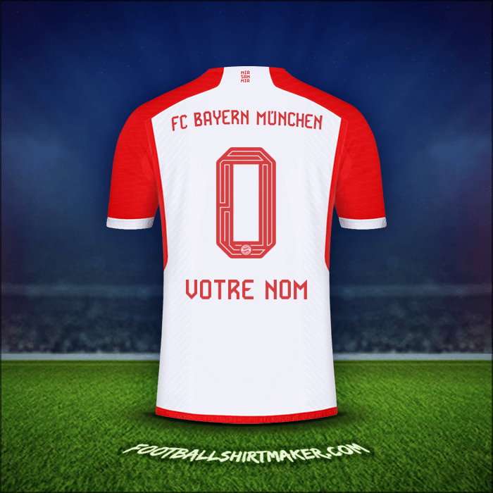 Maillot FC Bayern Munchen 2023/2024 -  votre nom - 0