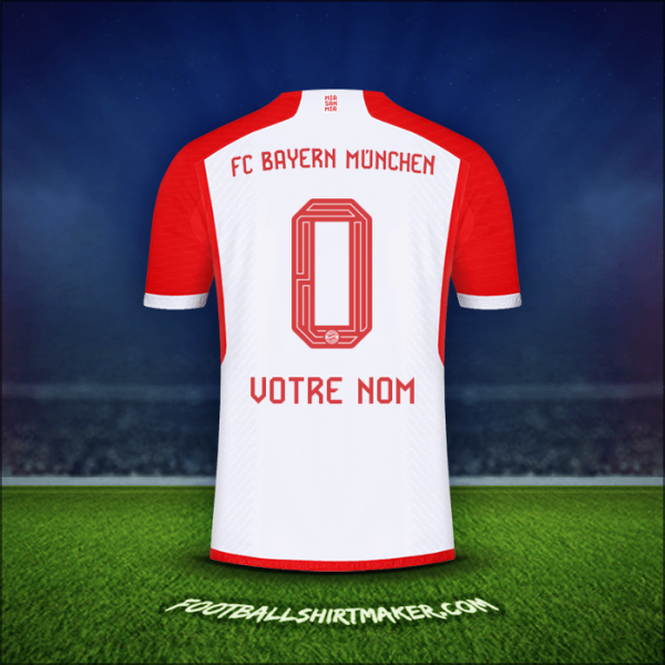 Maillot FC Bayern Munchen 2023/2024 -  votre nom - 0