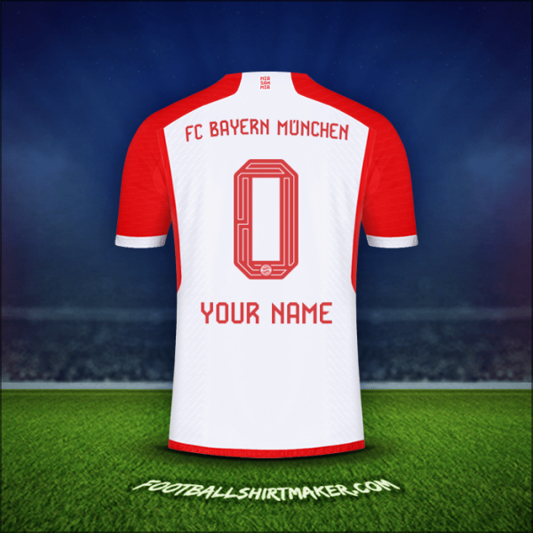 Jersey FC Bayern Munchen 2023/2024 -  your name - 0
