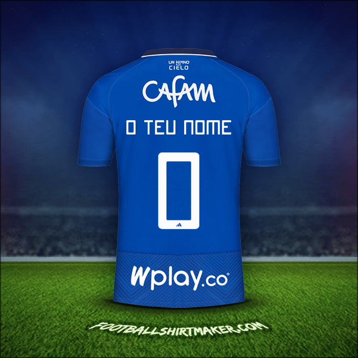 Camisola Millonarios FC 2023 -  o teu nome - 0