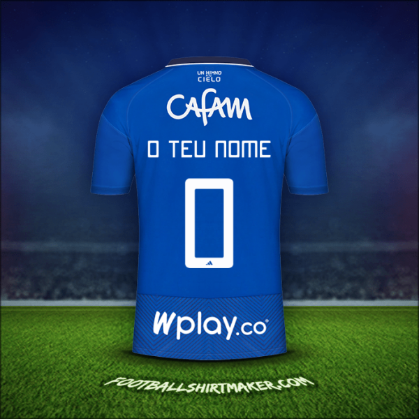 Camisola Millonarios FC 2023 -  o teu nome - 0