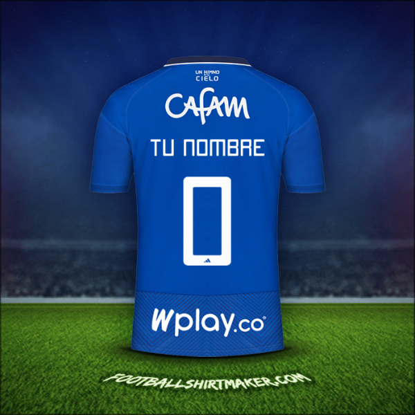 Jersey Millonarios FC 2023 -  tu nombre - 0