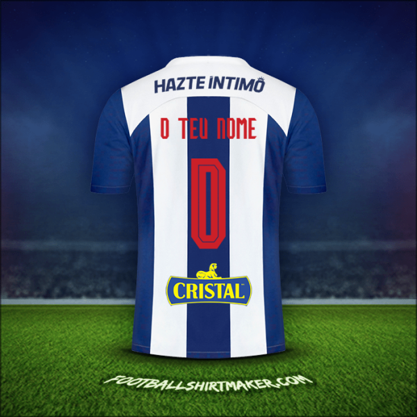 Camisola Club Alianza Lima 2023 -  o teu nome - 0