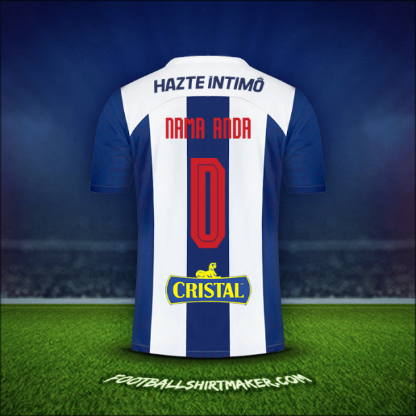 Jersey Club Alianza Lima 2023 -  nama anda - 0