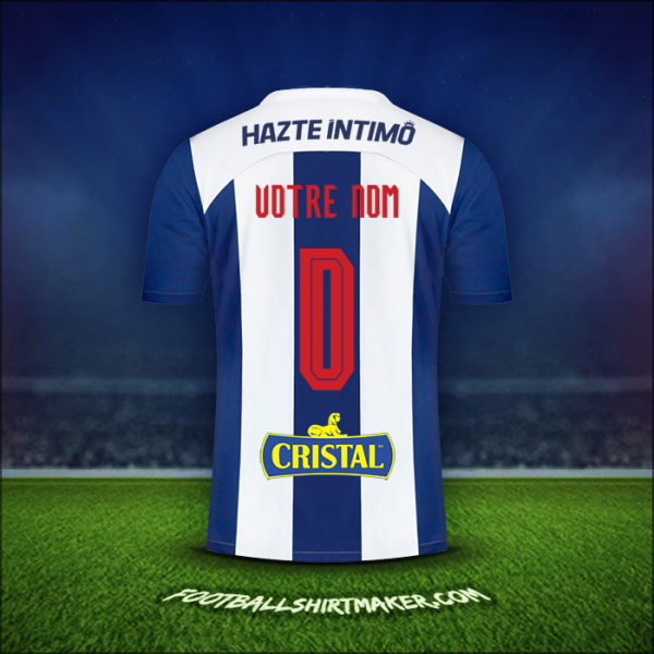 Maillot Club Alianza Lima 2023 -  votre nom - 0