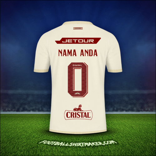 Jersey Universitario 2023 -  nama anda - 0