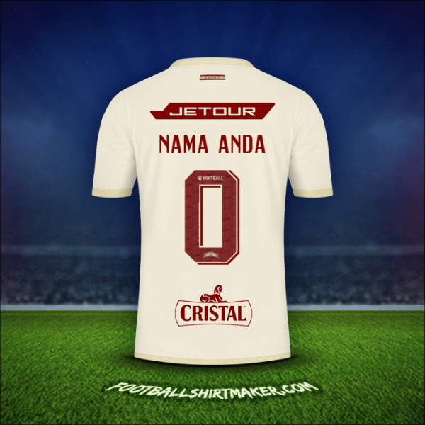 Jersey Universitario 2023 -  nama anda - 0