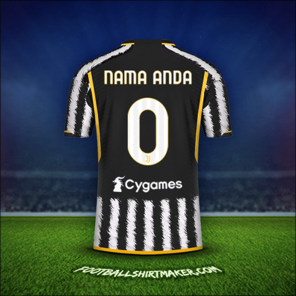 Jersey Juventus FC 2023/2024 -  nama anda - 0