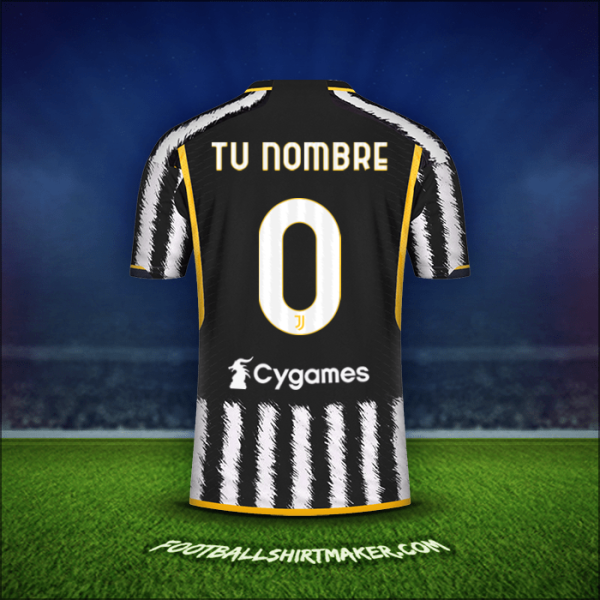 Jersey Juventus FC 2023/2024 -  tu nombre - 0