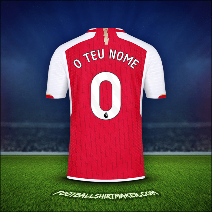 Camisola Arsenal 2023/2024 -  o teu nome - 0
