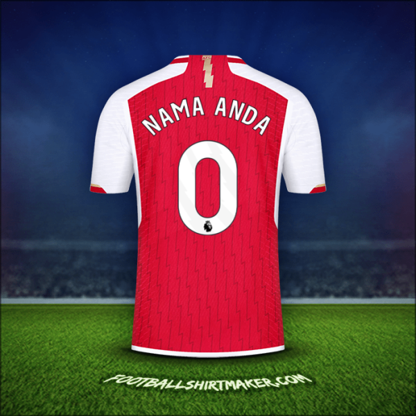 Jersey Arsenal 2023/2024 -  nama anda - 0