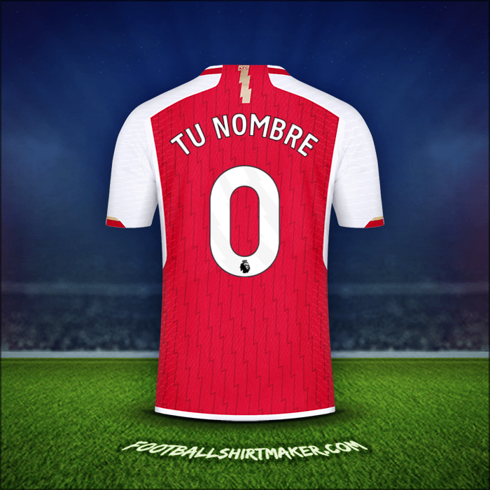 Camiseta Arsenal 2023/2024 -  tu nombre - 0